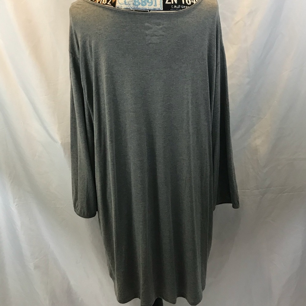 NWT Just My Size Women’s Sparkly Gray Shirt 4X - Picture 6 of 13